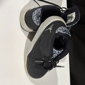 Jordan Black and White Sneakers